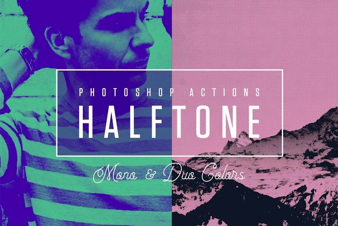 Halftone Mono & Duo Colors