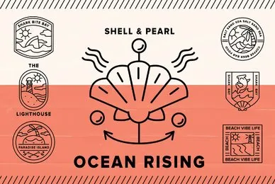 Ocean Rising Logo Mockups