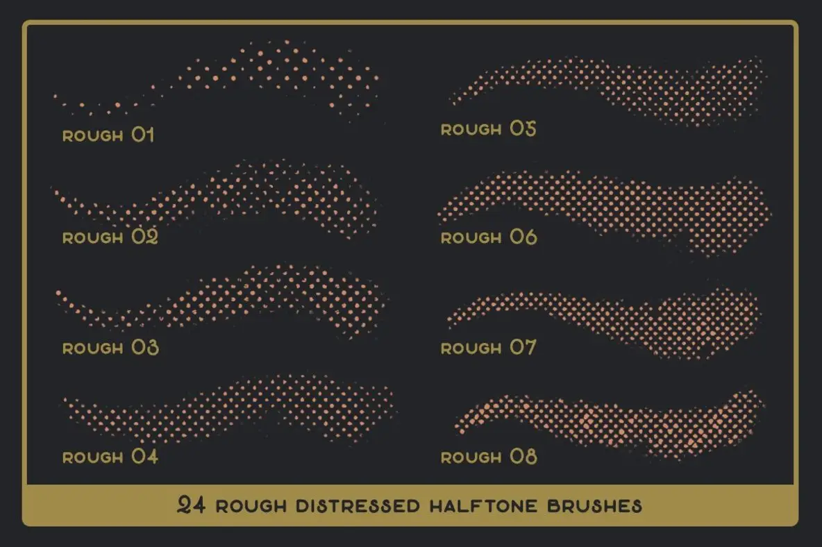 Revelation Halftones - Distressed Halftone Brushes for Procreate ...