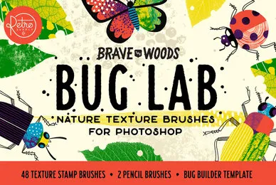 Bug Lab   Nature Texture Brushes for Photoshop