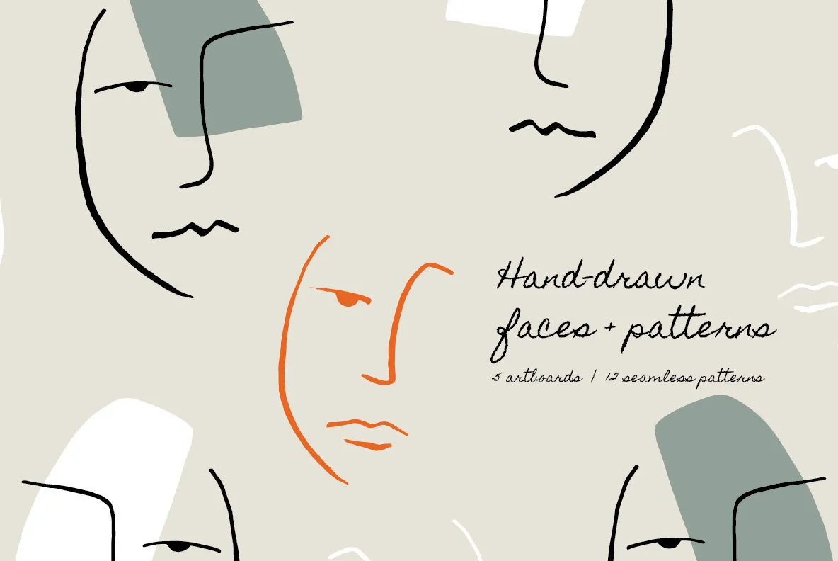 Hand-Drawn Faces