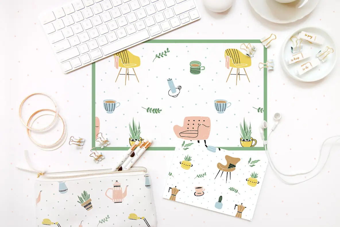 Simply Scandi Patterns Graphics - YouWorkForThem