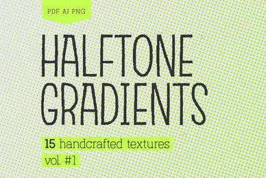 Halftone Gradients Vol 1