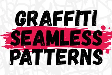 Graffiti Seamless Patterns Set