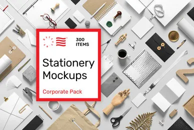 Stationery PSD Mockups   Corporate Pack