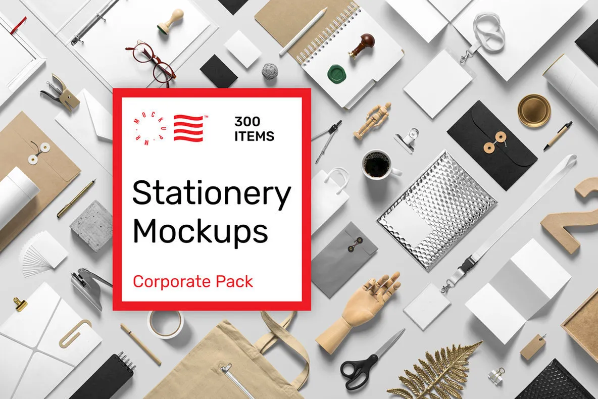 Stationery PSD Mockups - Corporate Pack