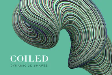 Coiled   Twisting 3D Shapes