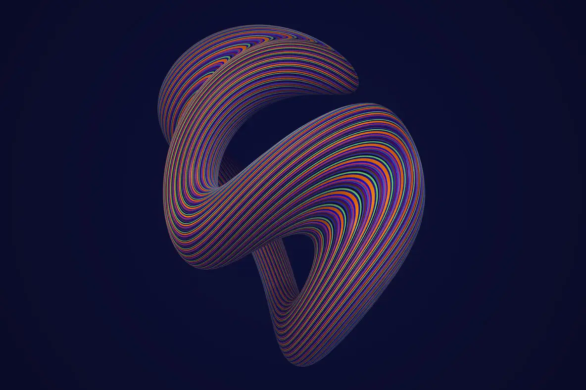 Coiled - Twisting 3D Shapes Graphics - YouWorkForThem