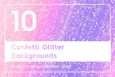 10 Confetti Glitter Backgrounds