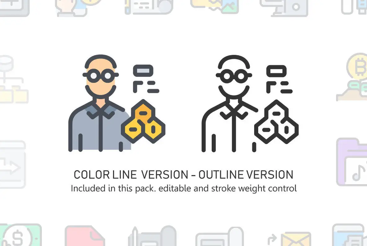 750 Simple Line Icon x2 Graphics - YouWorkForThem