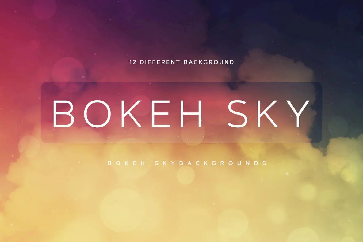 Bokeh Sky Backgrounds 02