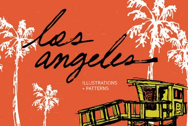 Los Angeles Illustrations and Patterns