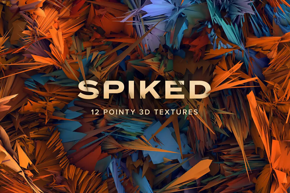 Spiked—12 Pointy 3D Textures