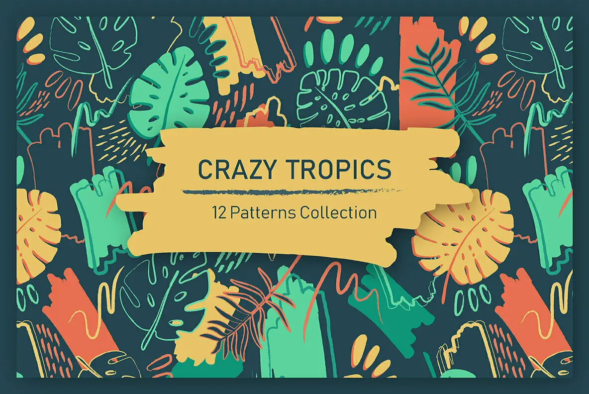 Crazy Tropics 12 Patterns Collection