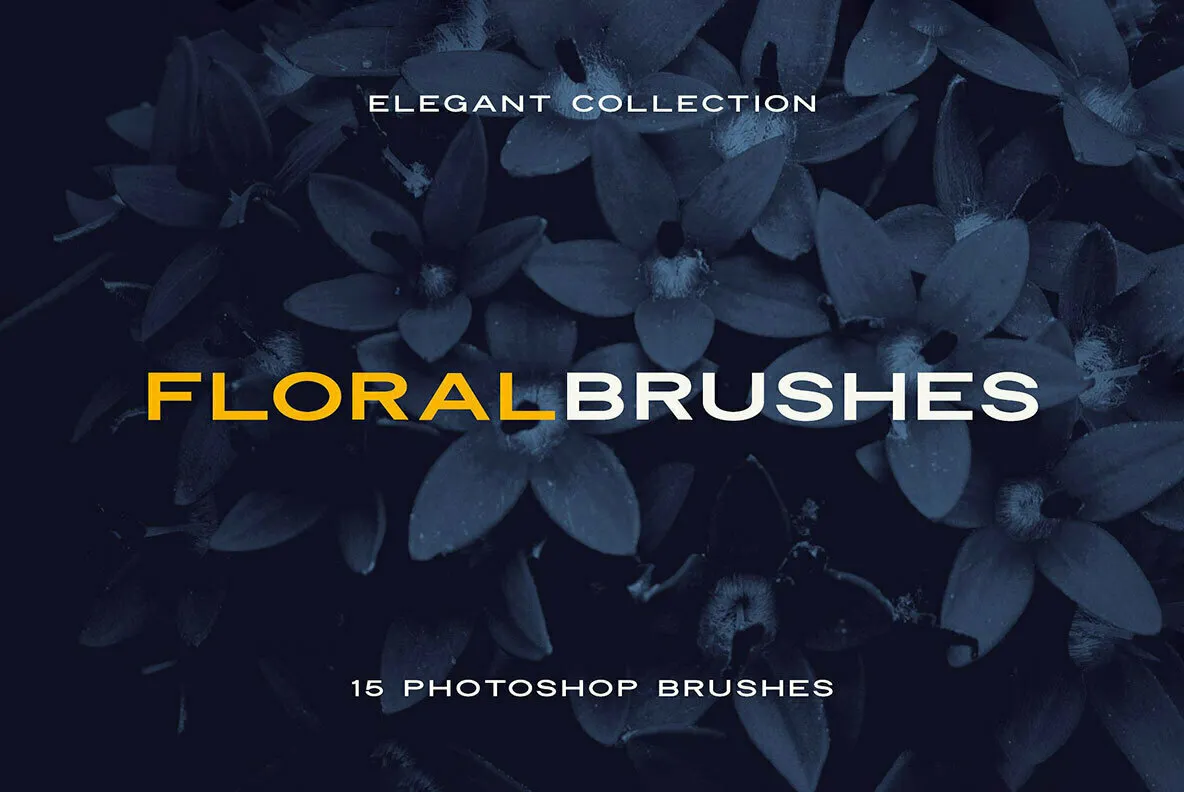 Elegant Floral Brushes for Photoshop