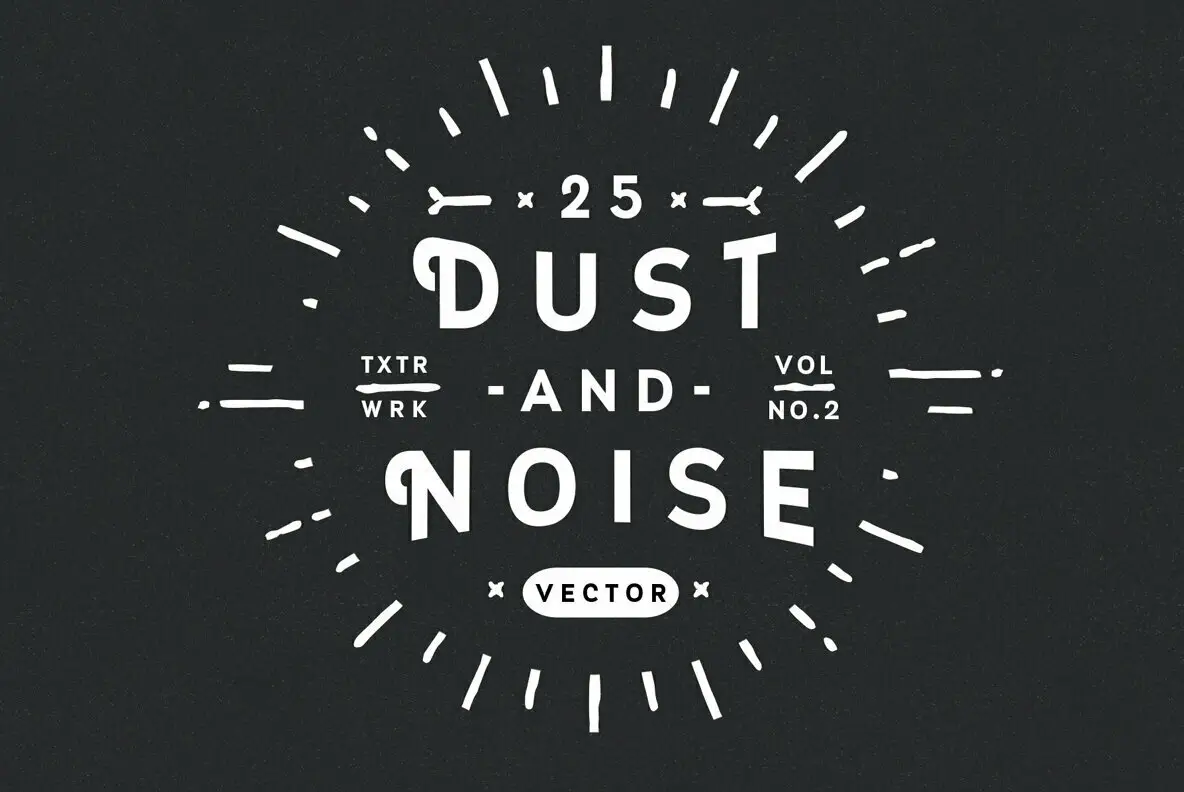 25 Dust and Noise Vector Textures Vol. 2