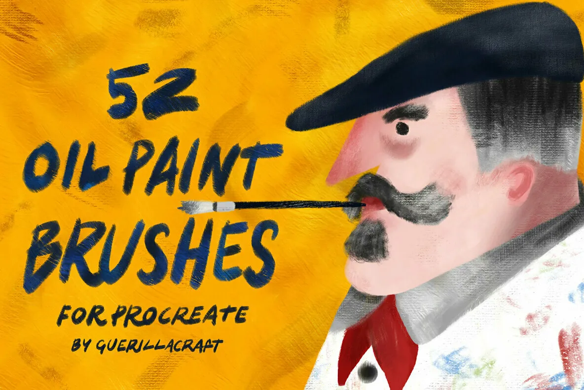 Oil Paint Brushes for Procreate - YouWorkForThem