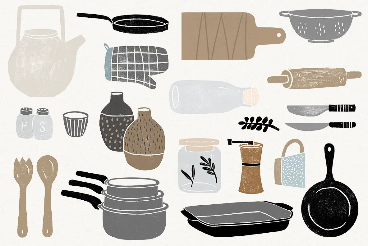 Kitchenware Graphics - YouWorkForThem