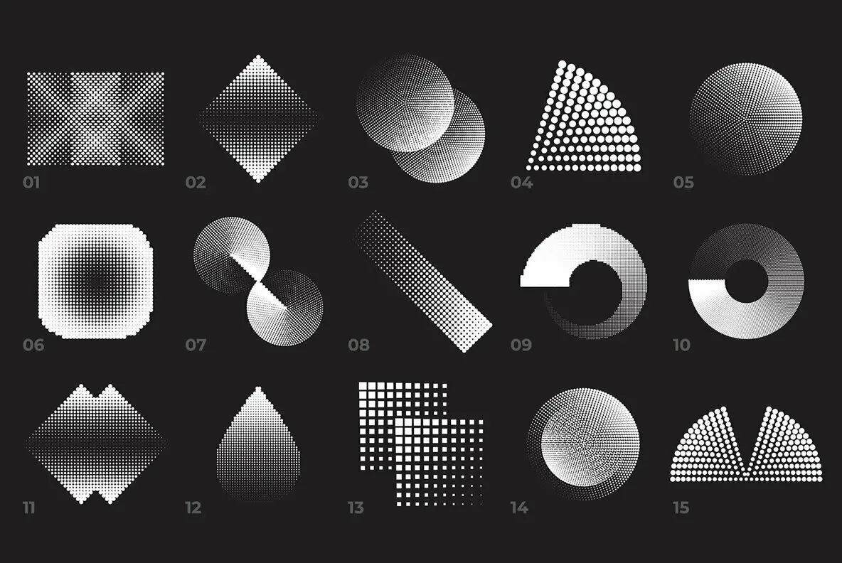 60 Vector Halftones Part 1 Halftones - YouWorkForThem
