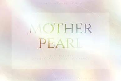 Mother Pearl   Holographic Texture  Florals