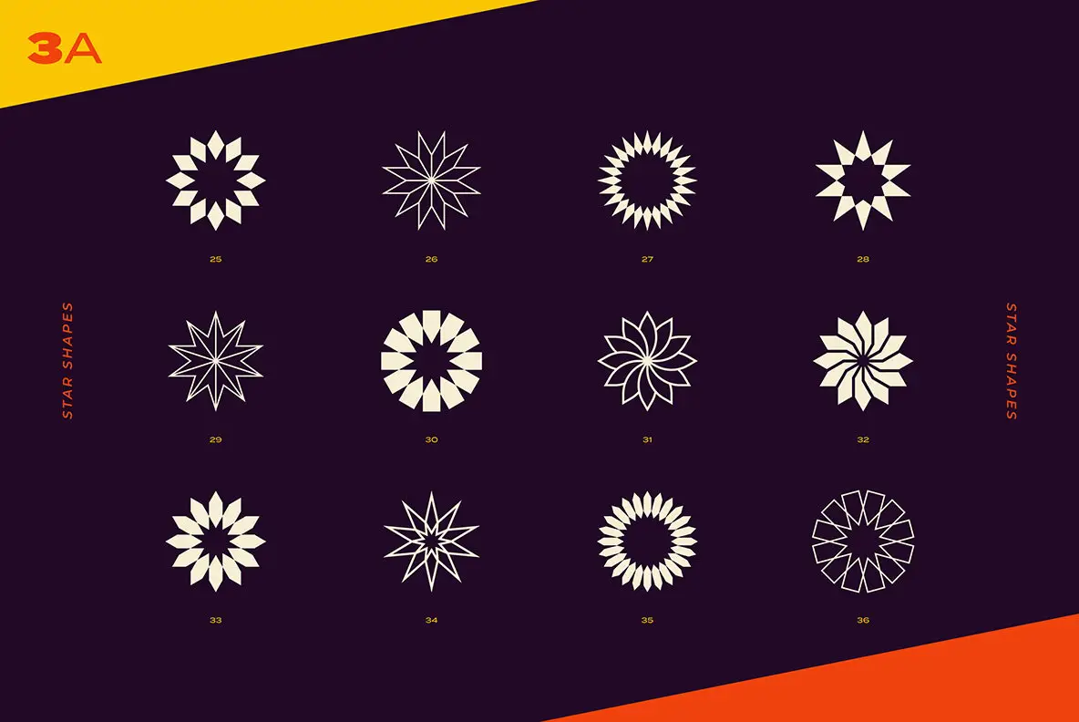 96 Abstract Logo Marks Geometric Shapes Collection Graphics ...