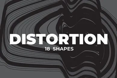 18 Vector Distortion Shapes