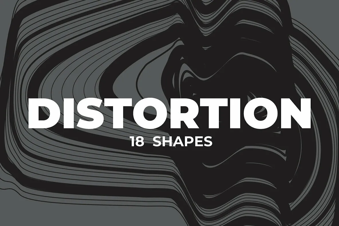 18 Vector Distortion Shapes