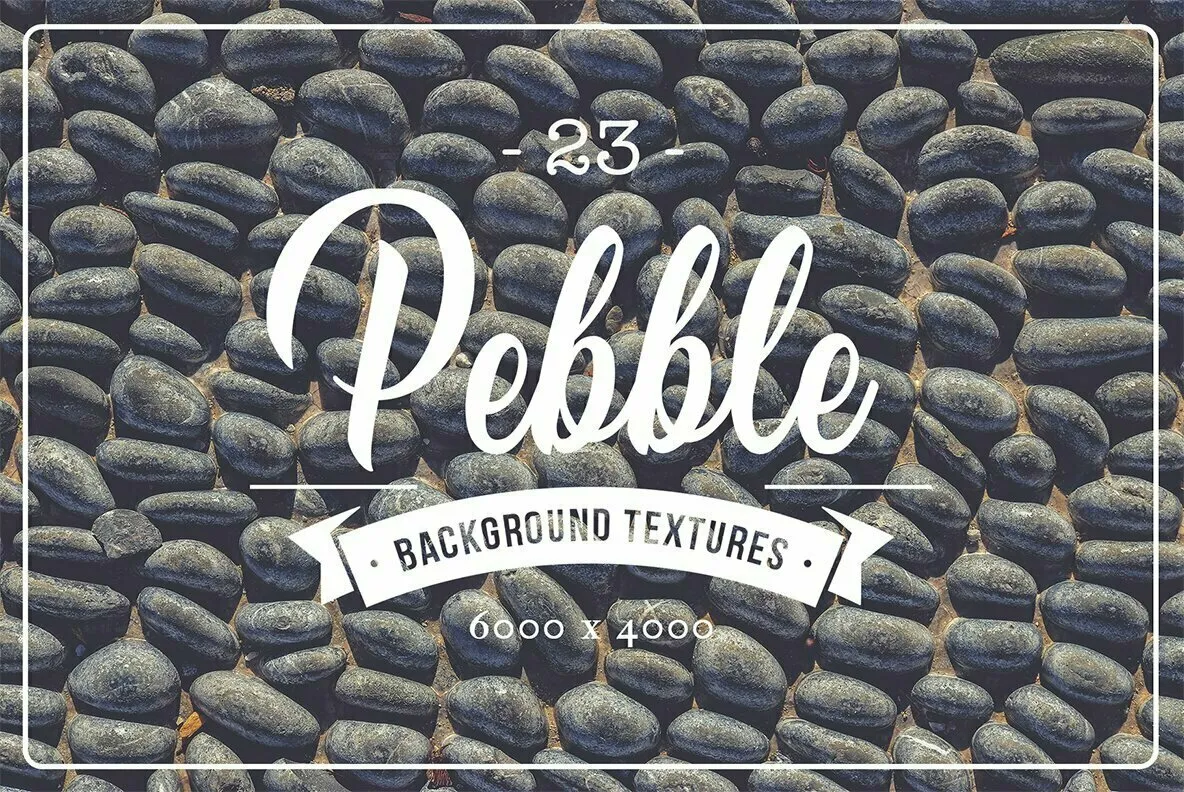 23 Pebble Background Textures