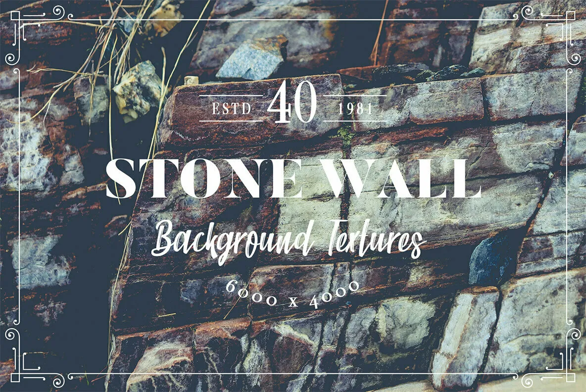 40 Stone Wall Background Textures