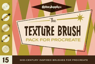 The Texture Brush Pack for Procreate