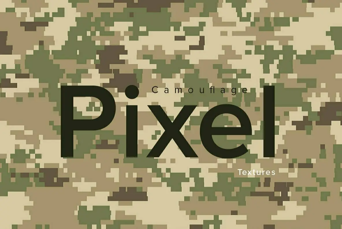 Pixel Camouflage Textures