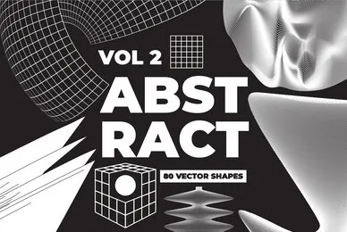 80 Vector Abstract Shapes Vol 2