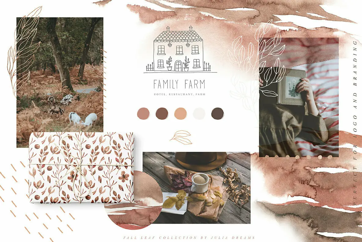 Fall Leaf Collection Font - FontPath