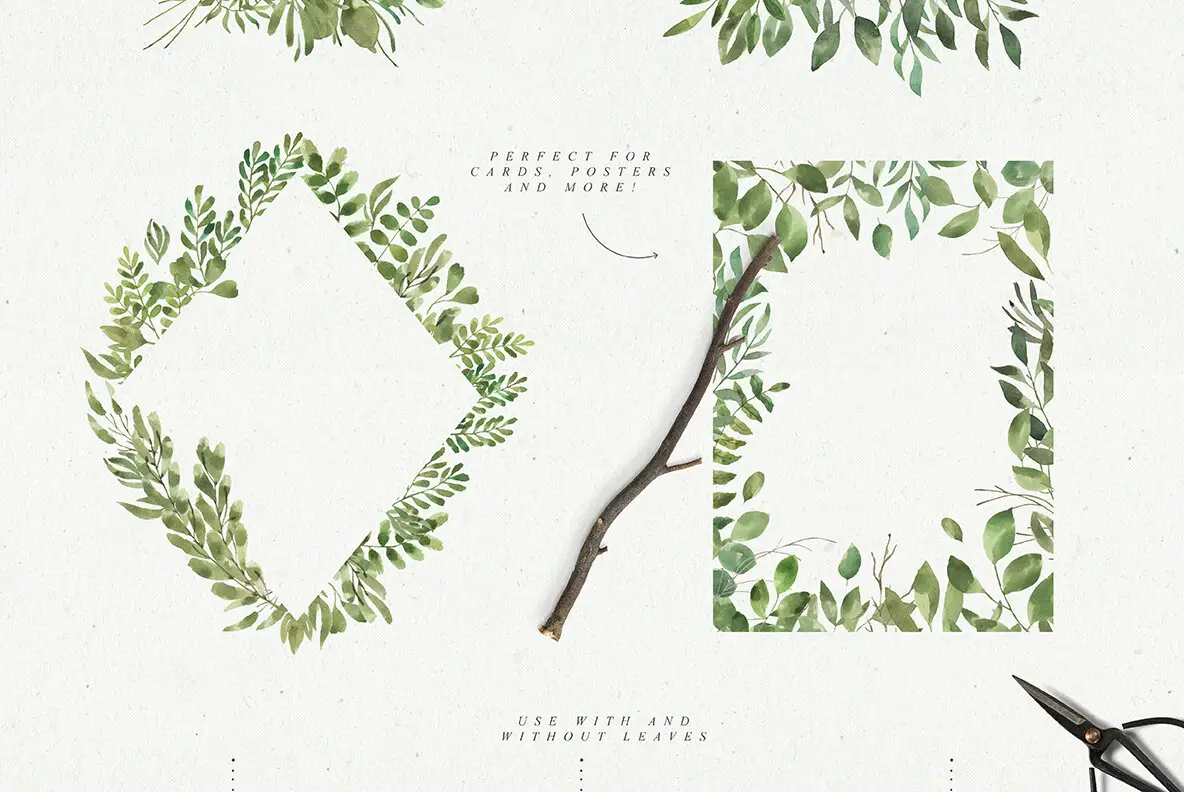 Leafy Leaf Collection Font - Fontpath