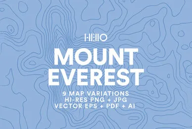 Mount Everest Topographic Maps