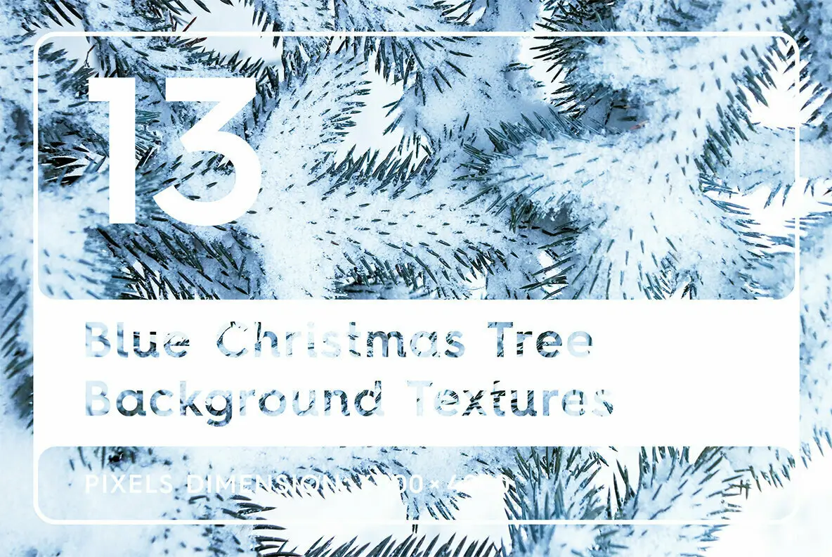 13 Blue Tree Background Textures