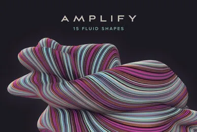 Amplify   15 Fluid 3D Shapes