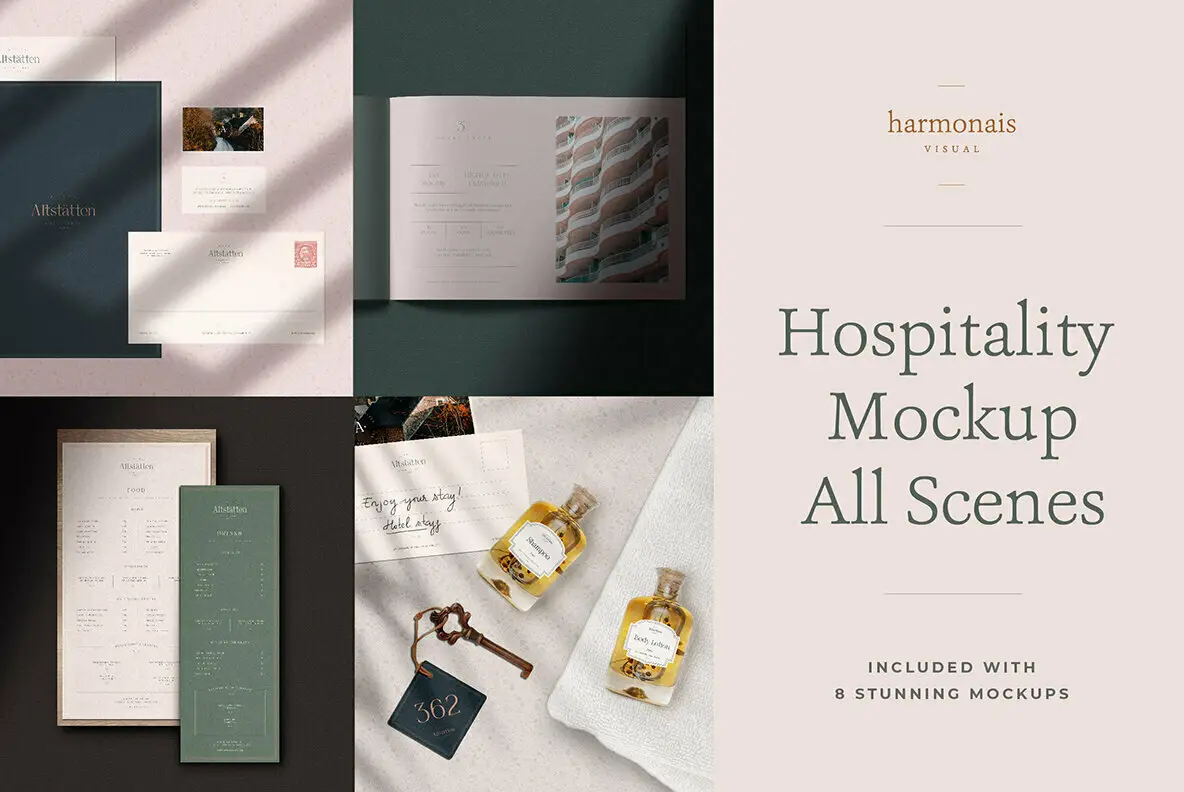 Hospitality Mockup All Scenes