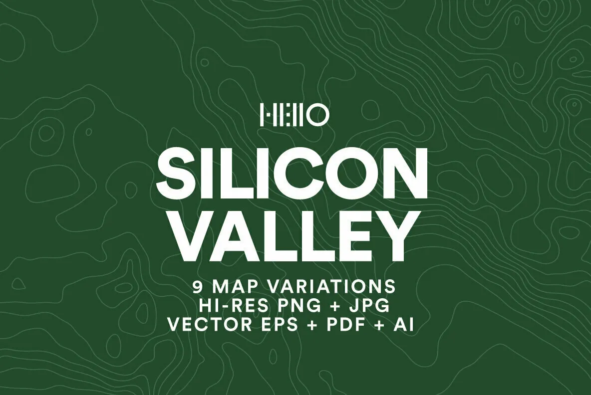 Silicon Valley Topographic Maps