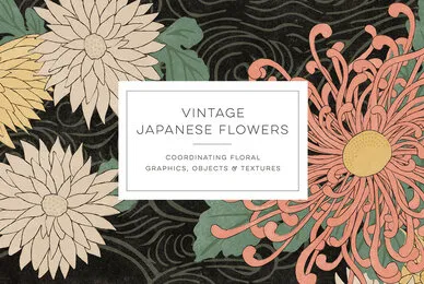 Vintage Japanese Flowers