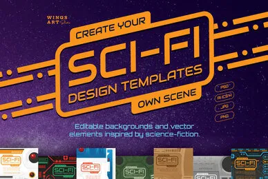 Sci Fi Icons and Templates