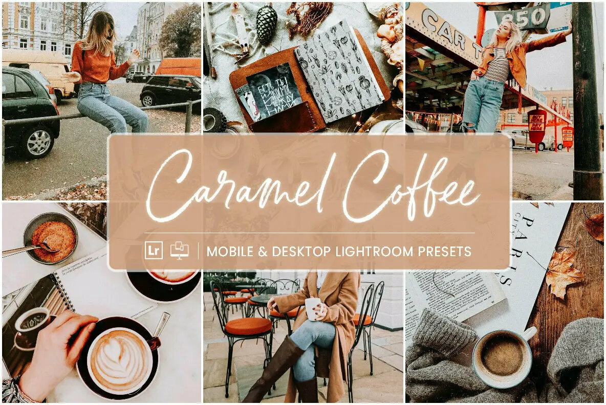 Caramel Coffee - Mobile & Desktop Lightroom Presets