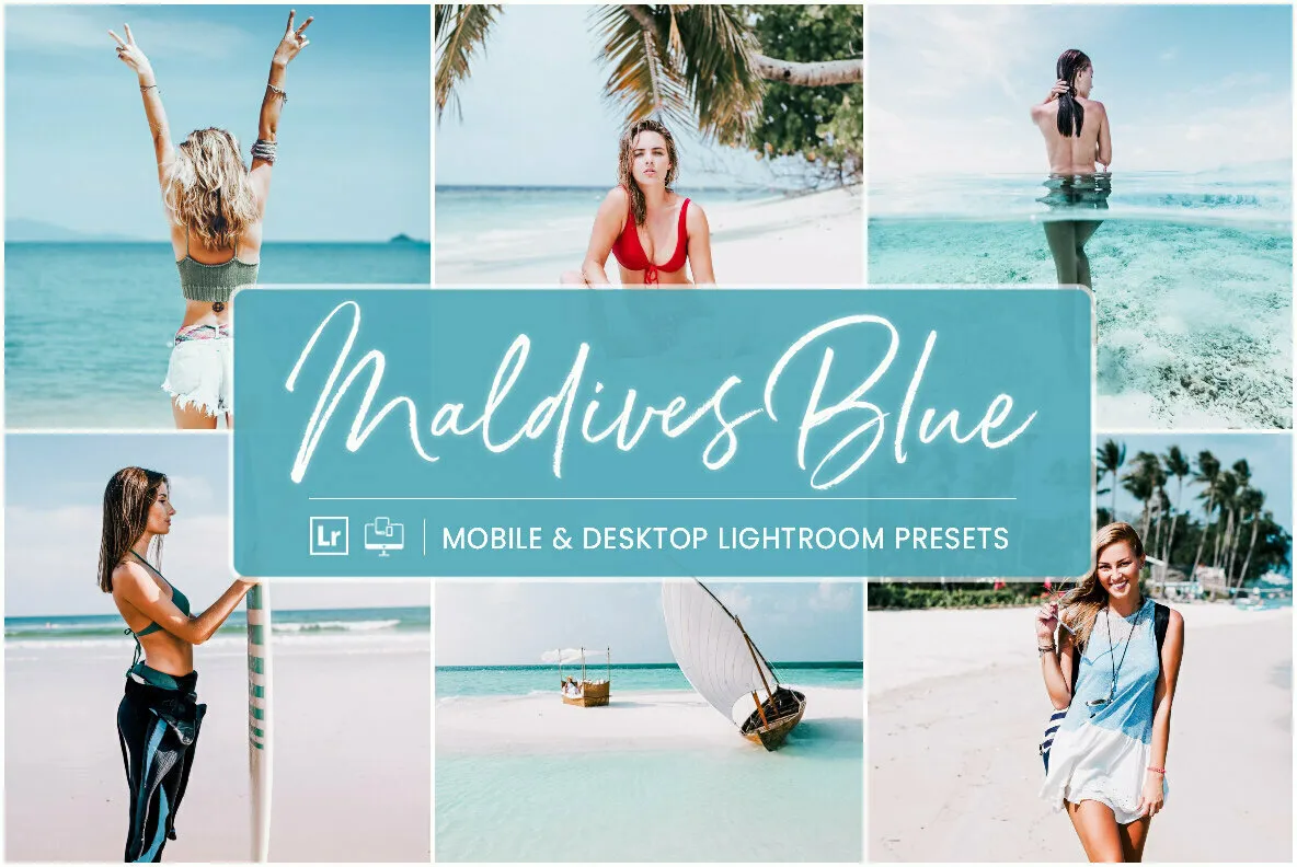 Maldives Blue - Mobile & Desktop Lightroom Presets
