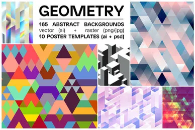 165 Abstract Geometric Backgrounds