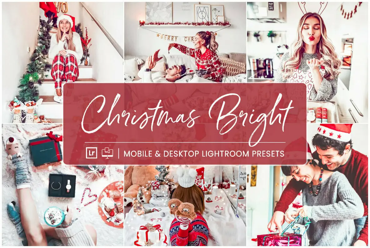 Christmas Bright - Mobile & Desktop Lightroom Presets