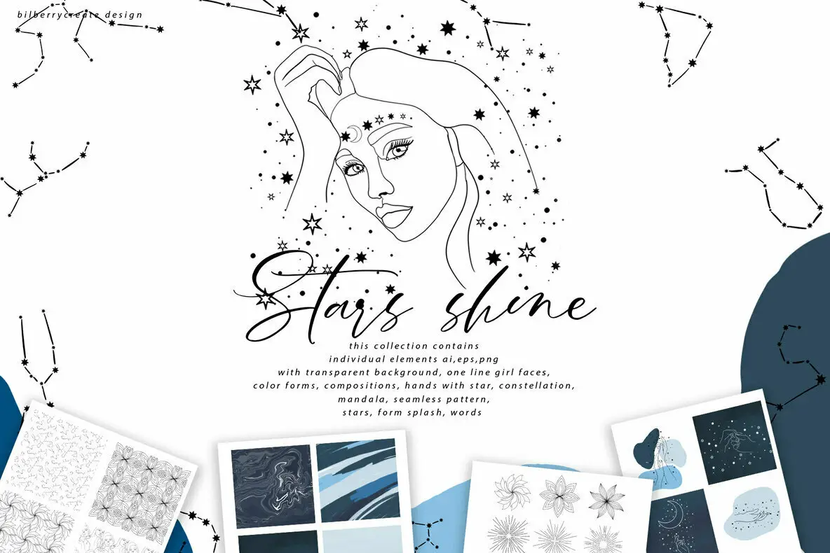 Stars Shine Art Set