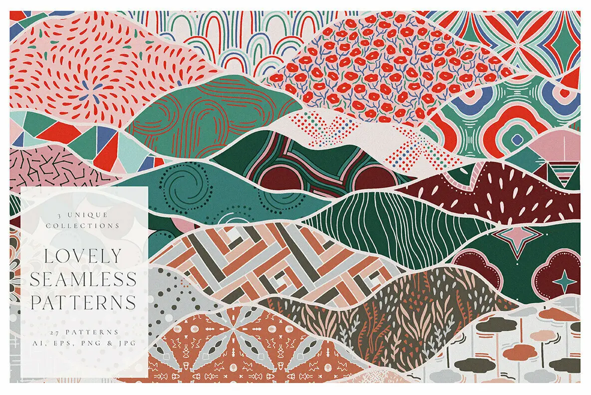 Lovely Seamless Patterns Kit