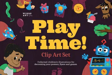 Playtime Clip Art Set
