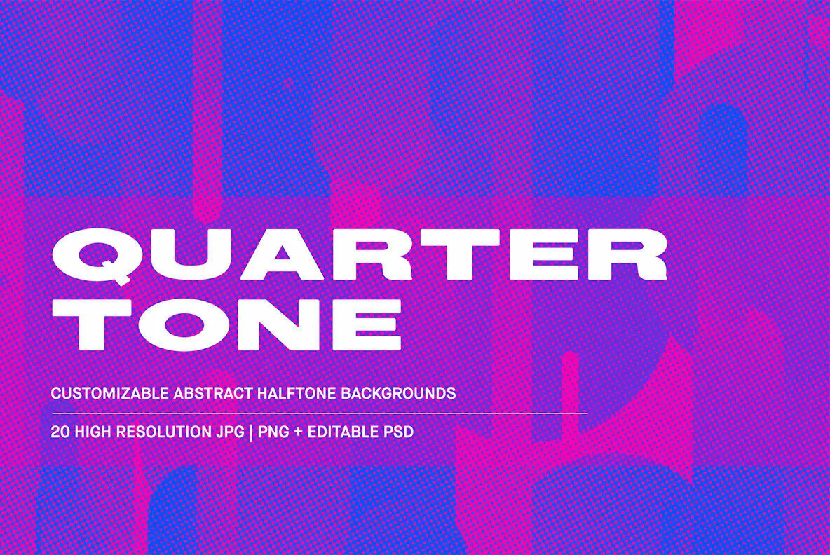 Quarter Tone - Customizable Backgrounds pack