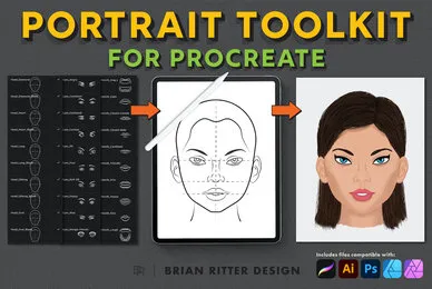 Portrait Toolkit for Procreate